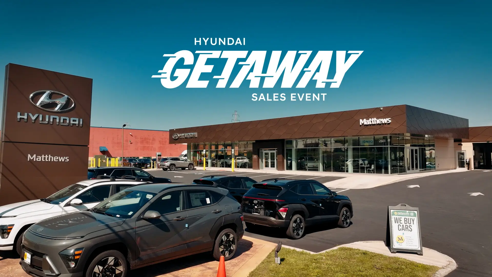 Matthew's Hyundai Getaway Sales Event